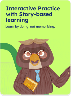 Interactive Practice with Story-based learning Feature